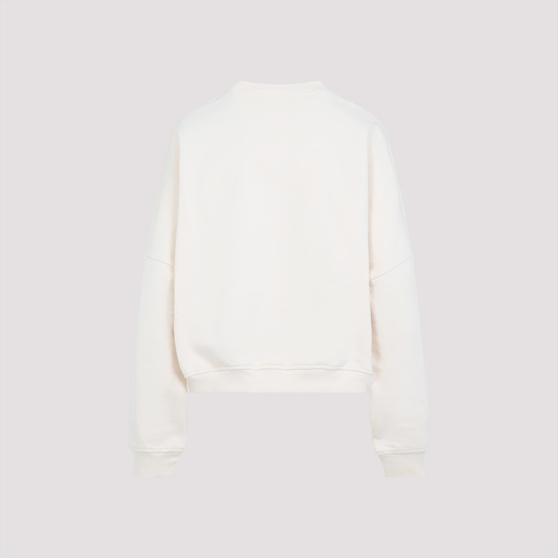 Marni Ivory White Cotton Logo Sweatshirt