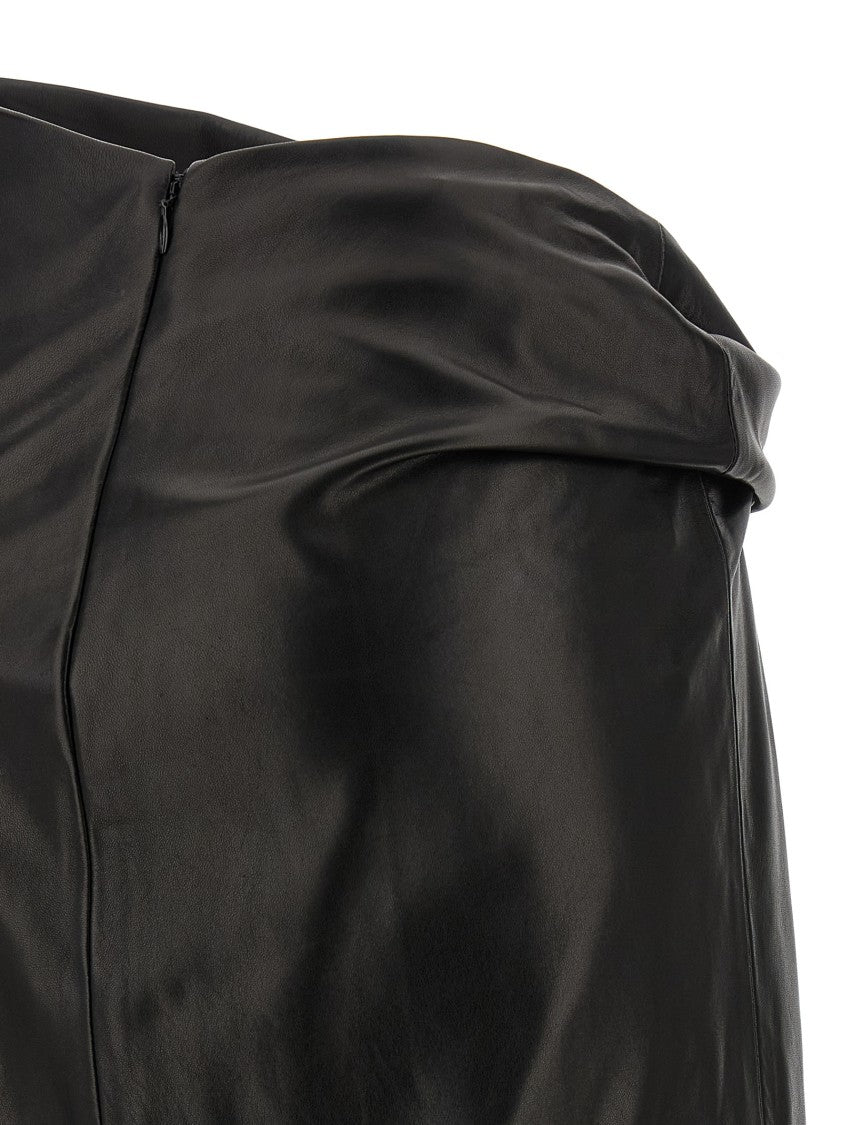 Alberta Ferretti Plongé Nappa Skirt