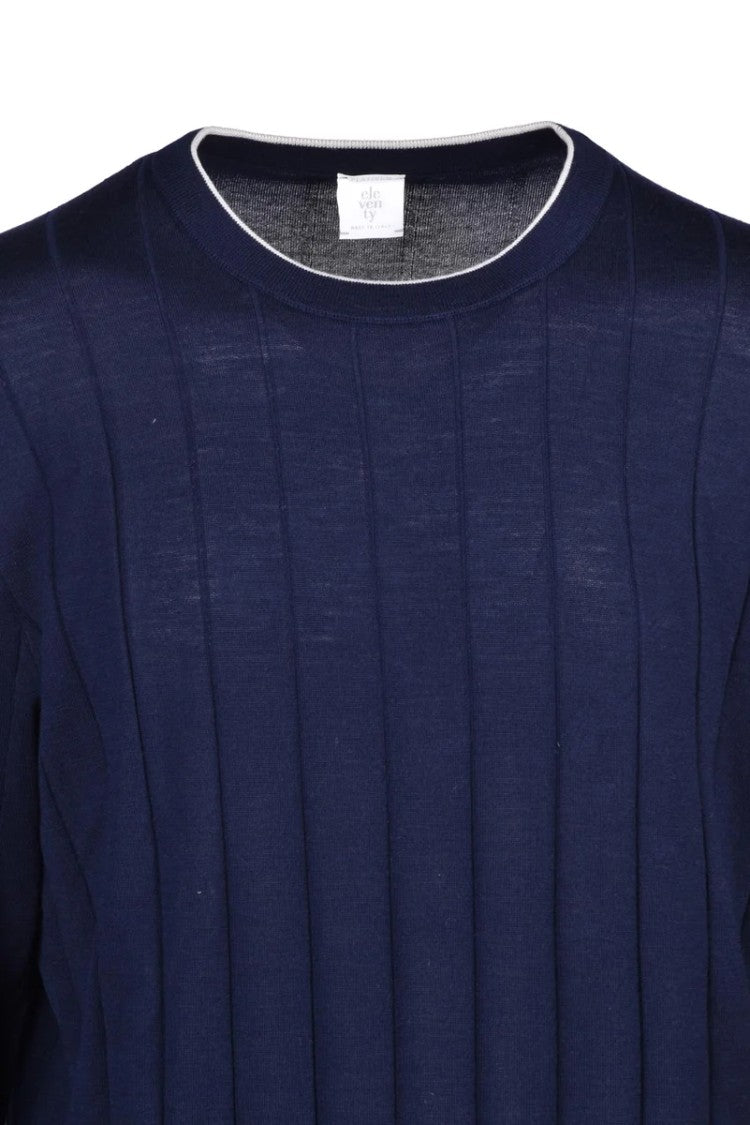 Eleventy Wool Crewneck Sweater