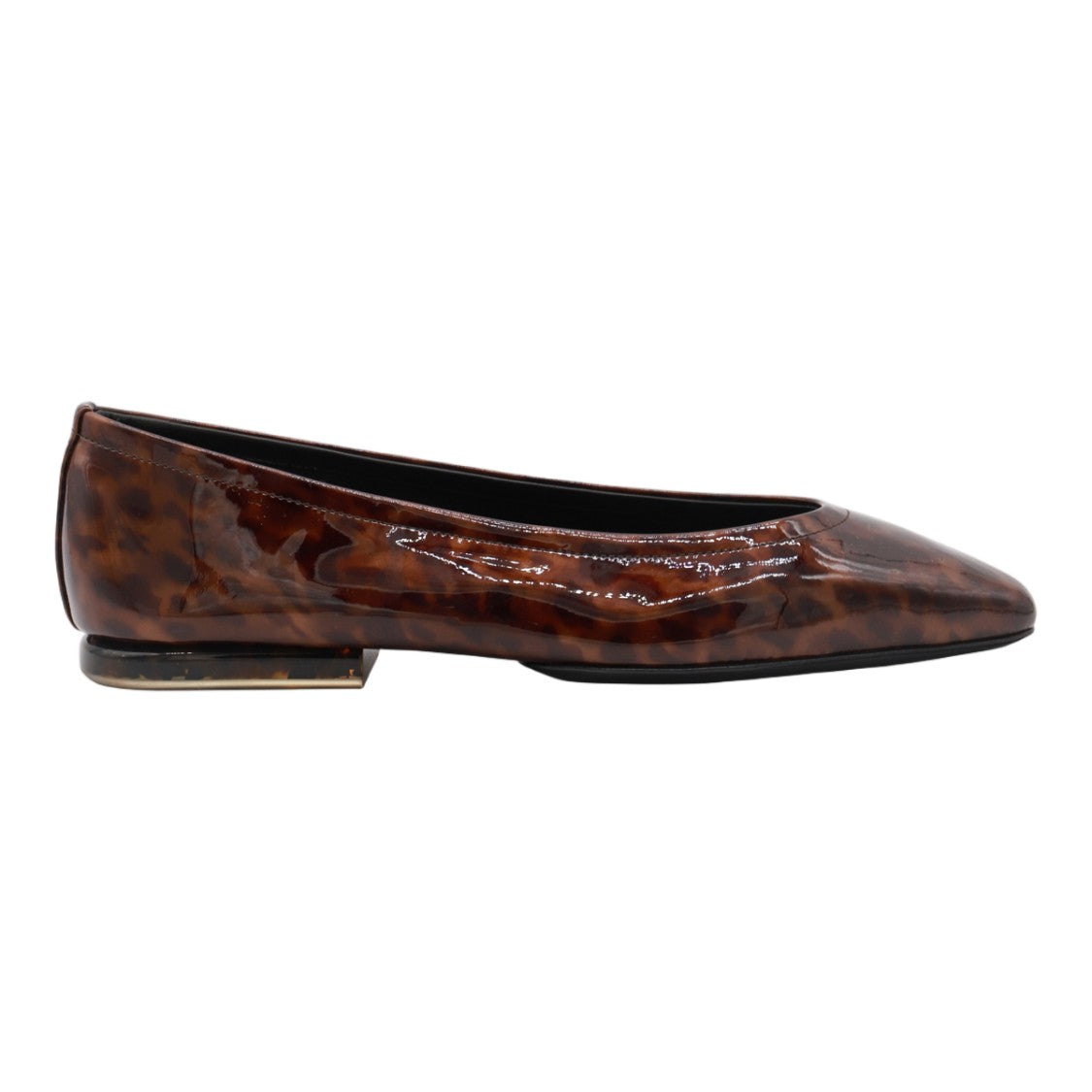 Loro Piana Pointed Toe Flats With Tortoiseshell Pattern