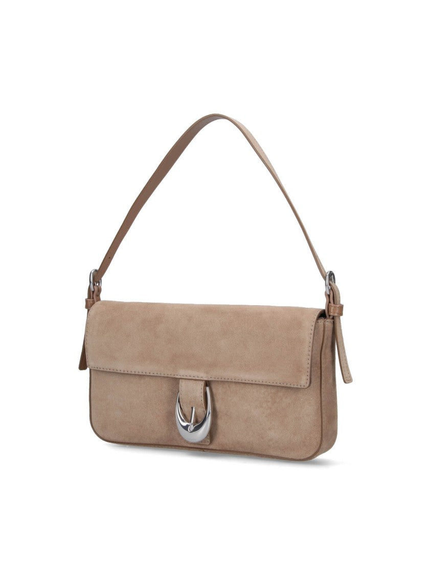 Staud "Harlow" Shoulder Bag – Beige