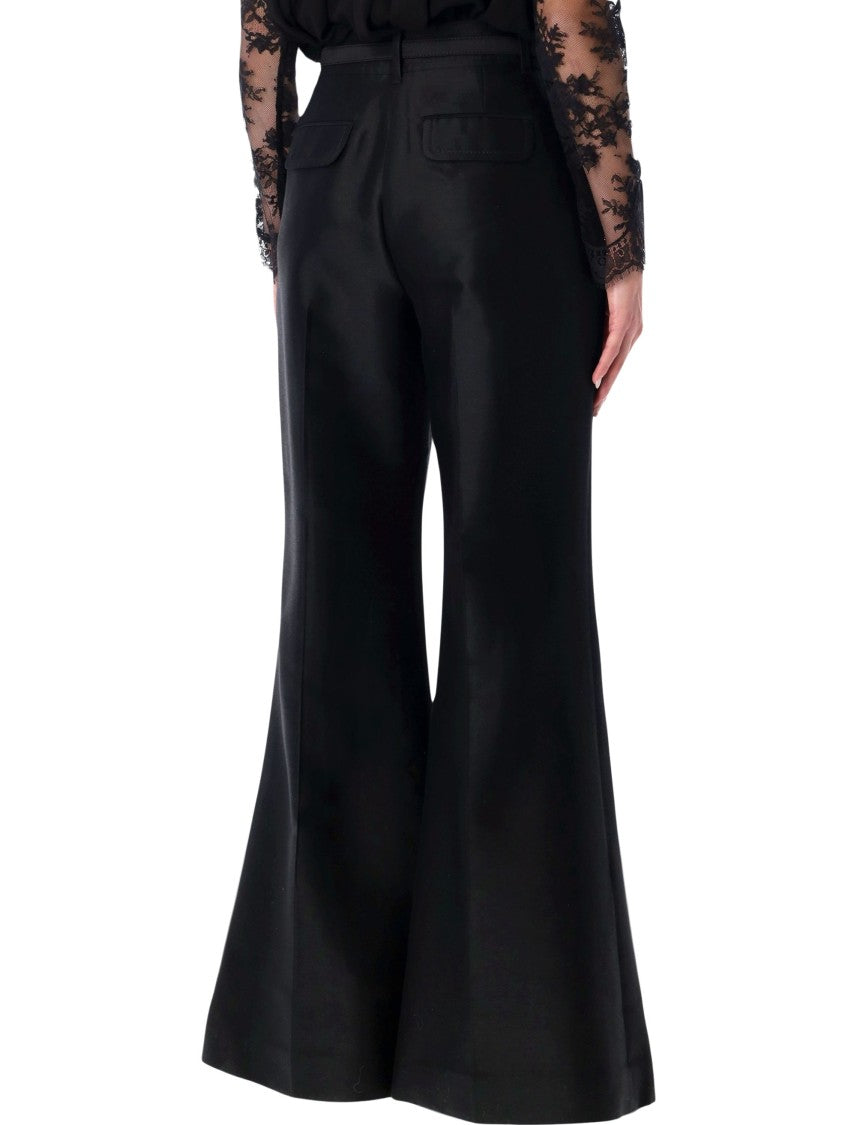 Zimmermann Hypnotic Wool Blend Flare Pants