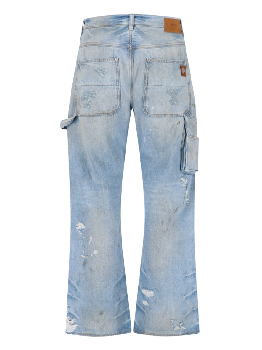Amiri Carpenter Jeans Light Blue Denim