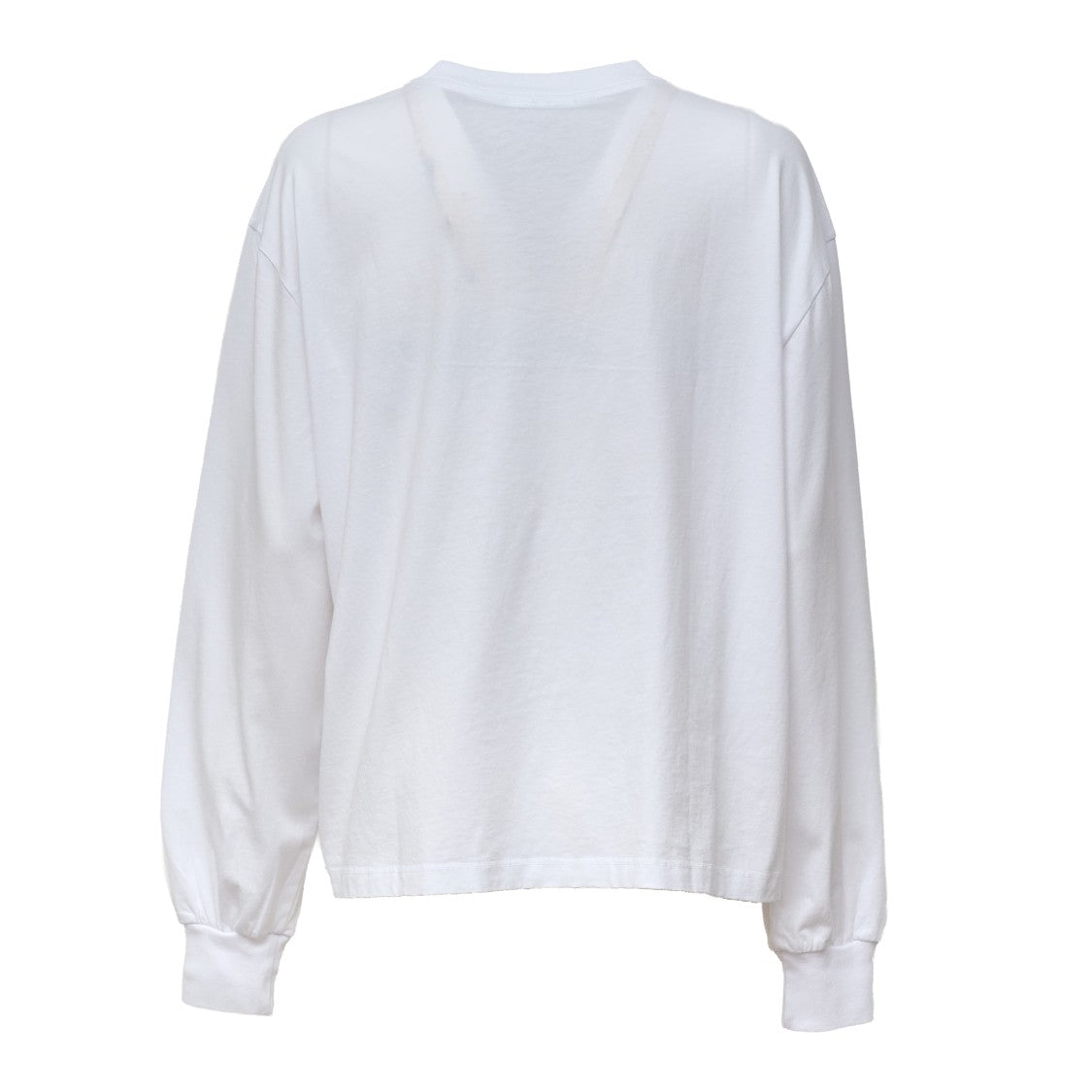 Ganni Long-Sleeve Cotton Jersey Top With Strawberry Graphic