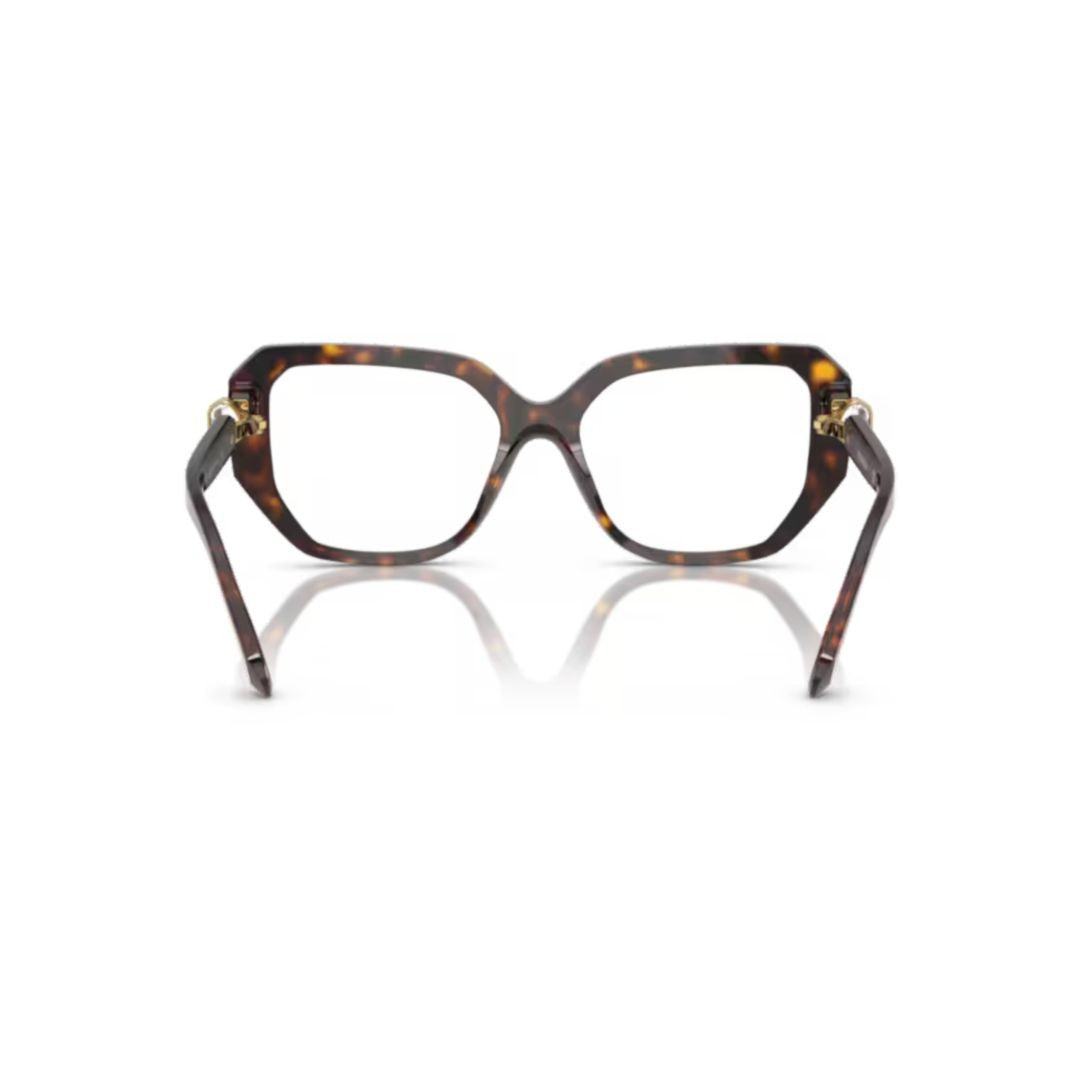 Swarovski 0Sk2035 Oversized Square Tortoiseshell Eyeglasses