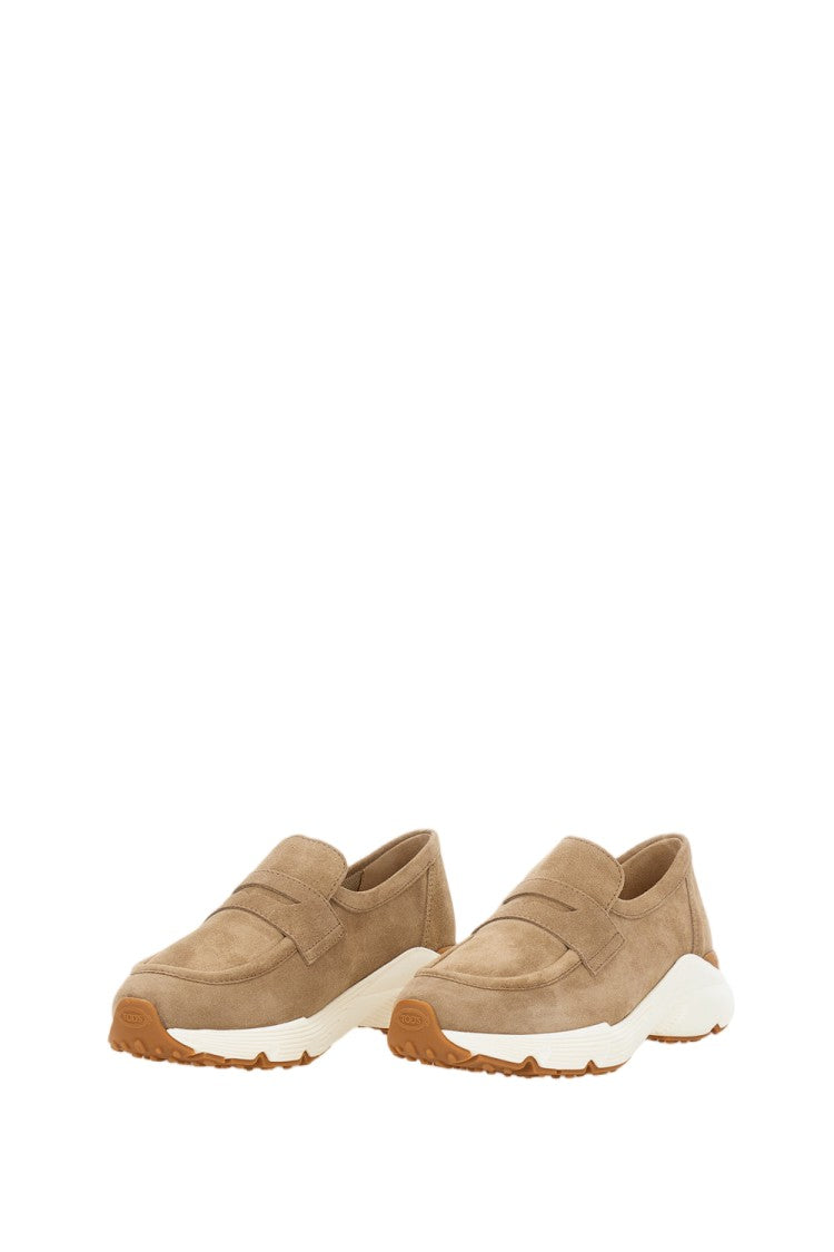 Tod's Deep Brown Smooth Leather Sport Run Loafer