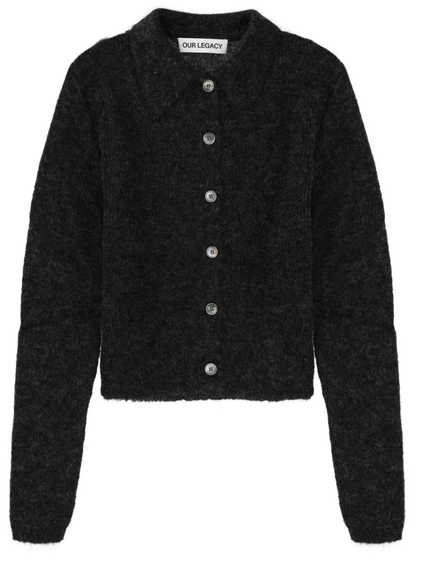 Our Legacy Mazzy Cropped Alpaca-Blend Cardigan
