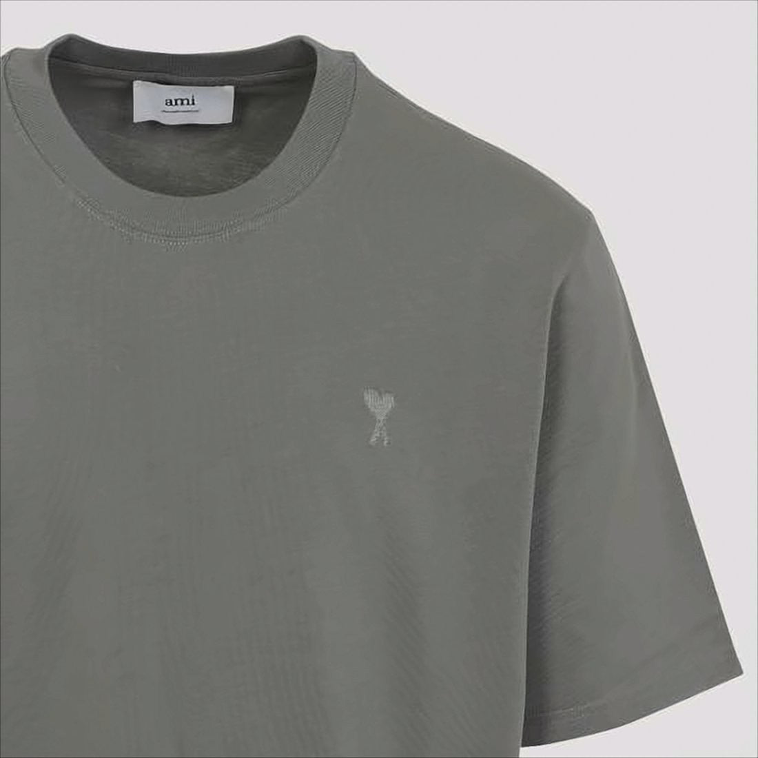 Ami Paris Relaxed Fit Short-Sleeved T-Shirt With Embroidered Logo
