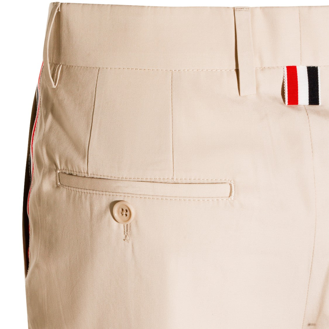 Thom Browne Beige Cotton Pants