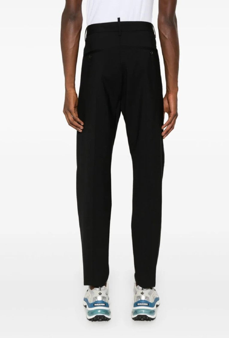 Dsquared2 Tailored Fit Black Trousers
