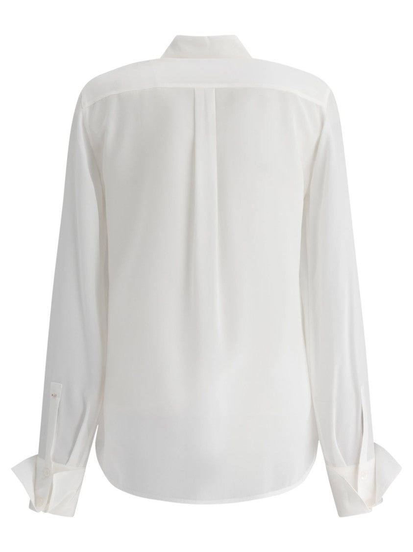 Max Mara Silk Shirt With Classic Collar