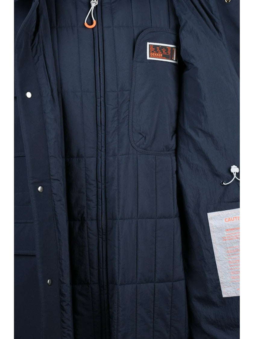 Dekker Siluro Jacket With Removable Hood And Quilted Interior