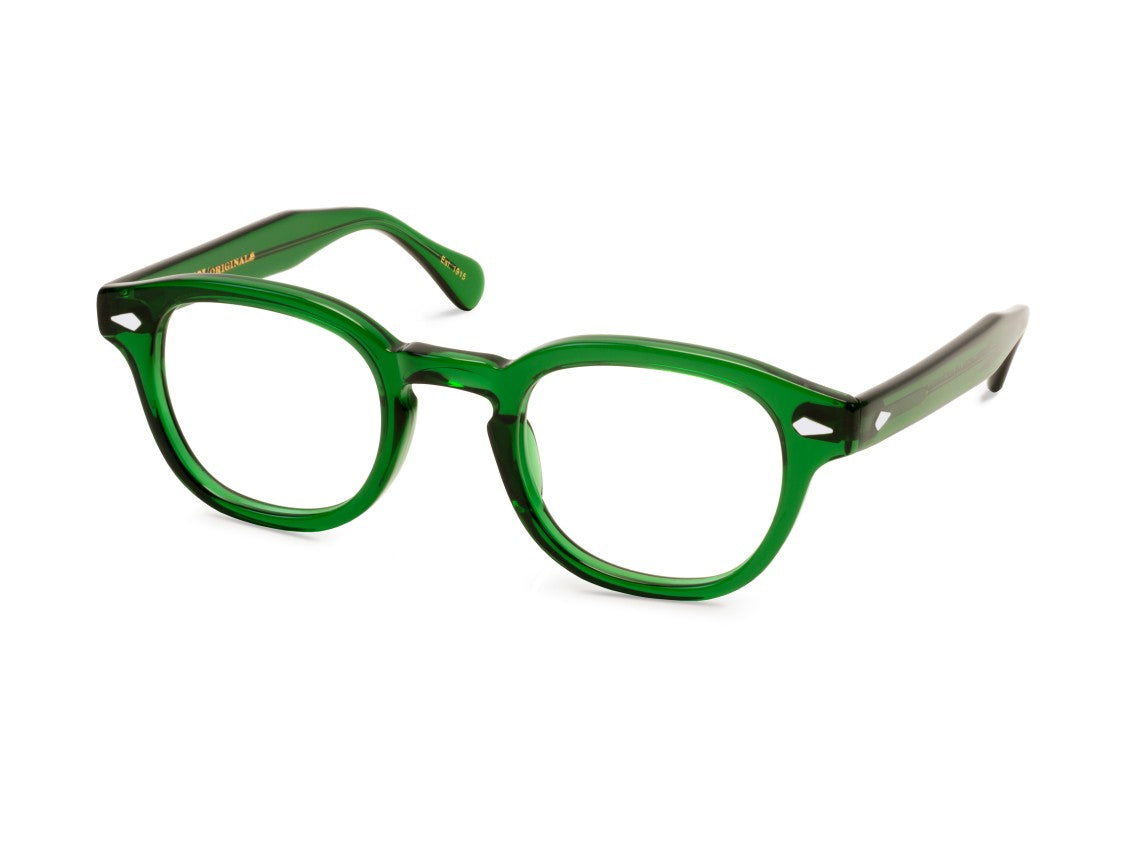 Moscot Green Or-Lem-O Translucent Acetate Eyeglasses