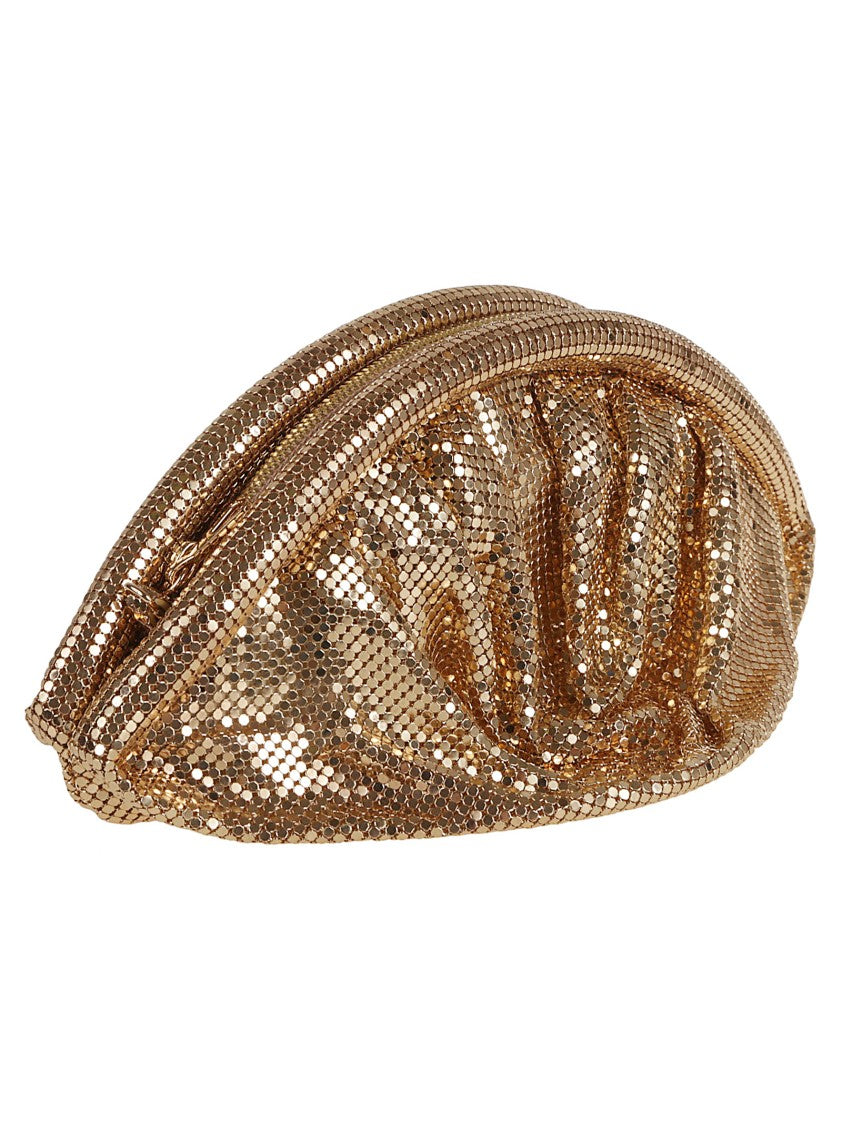 Paco Rabanne Pixel Workmanship Gold-Tone Pouch