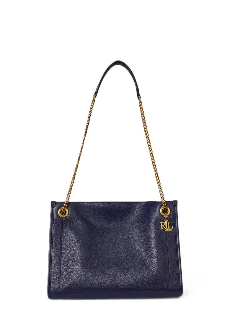 Lauren Ralph Lauren Navy Blue Brdly Medium Cotton Bag