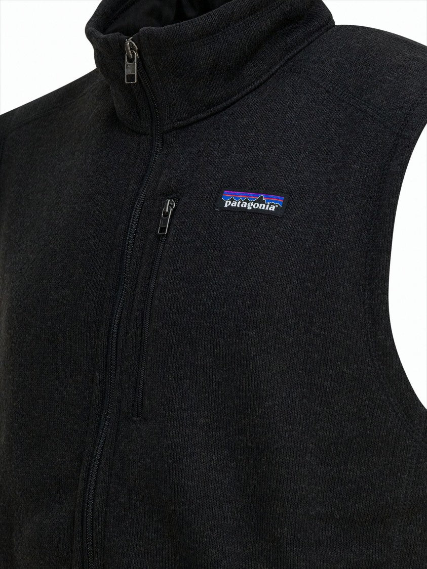 Patagonia Recycled Polyester Fleece Jacket With High Collar