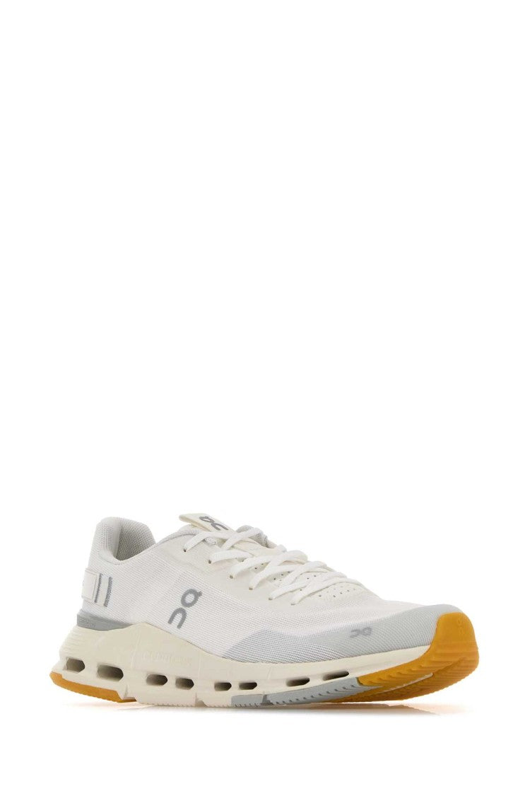 On Running White Fabric Cloudnova Form 2 Sneakers