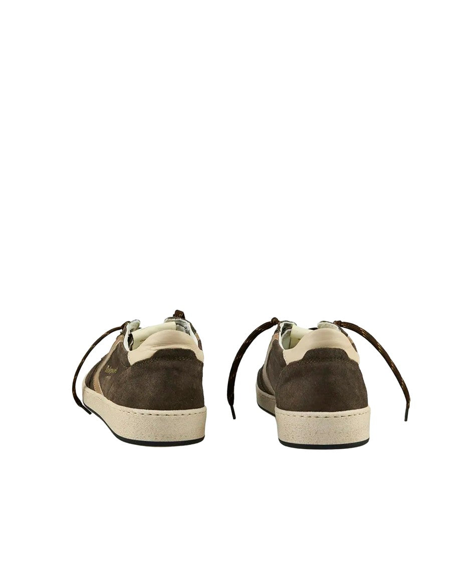 Valsport Davis Brown Suede Low-Top Leather Sneakers