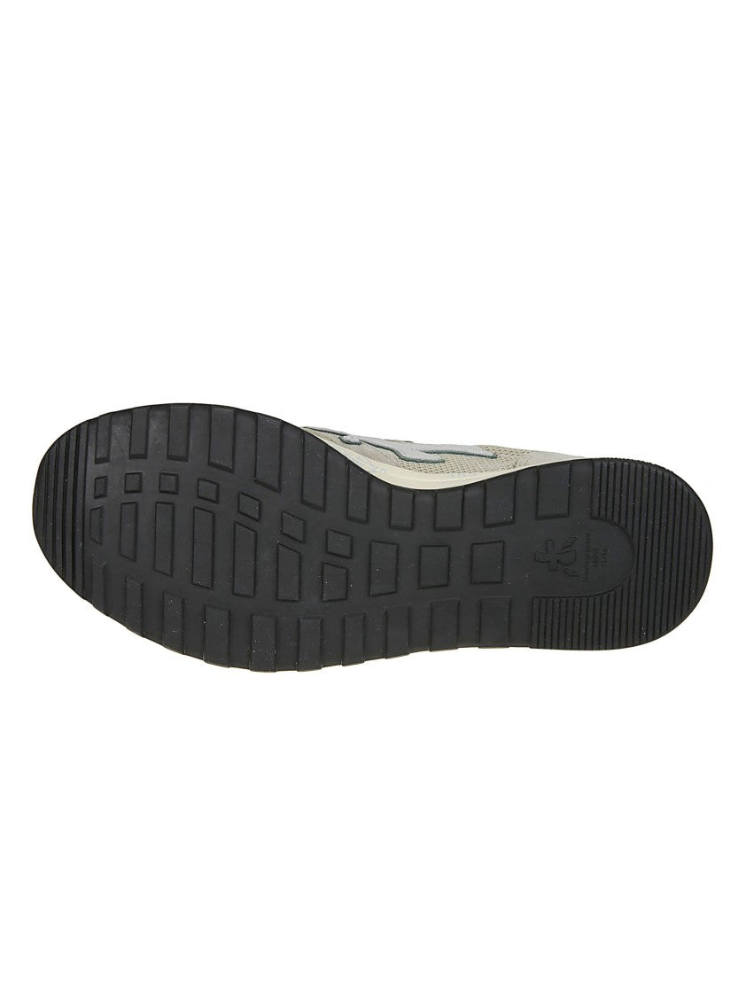Premiata Nous Suede-Mesh Polyamide-Blend Sneakers