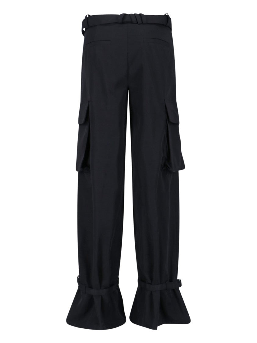 The Attico Cargo Trousers – Black