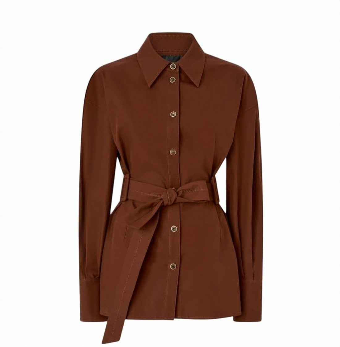 Pinko Cheryl Cotton Twill Belted Jacket