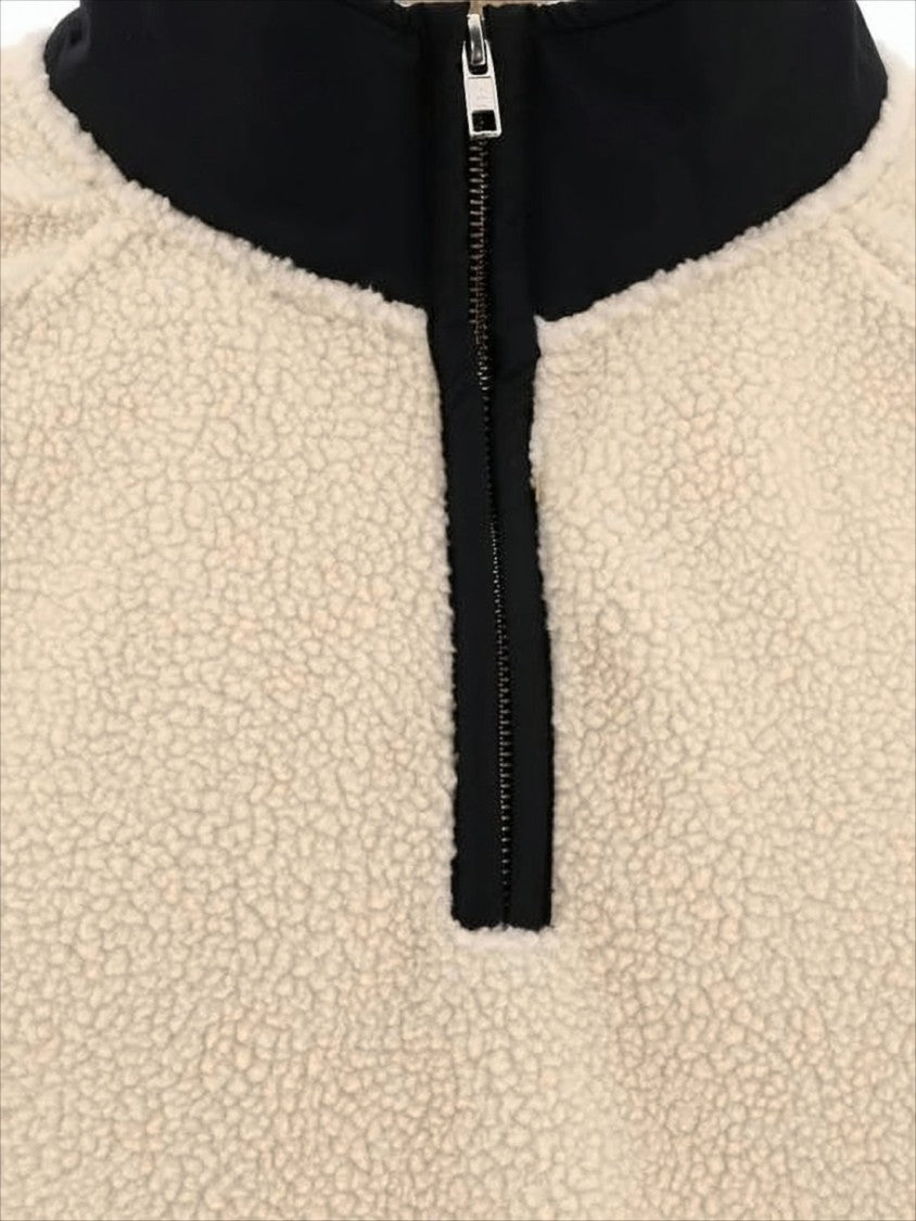 A.P.C. Textured Fleece Long-Sleeve Top