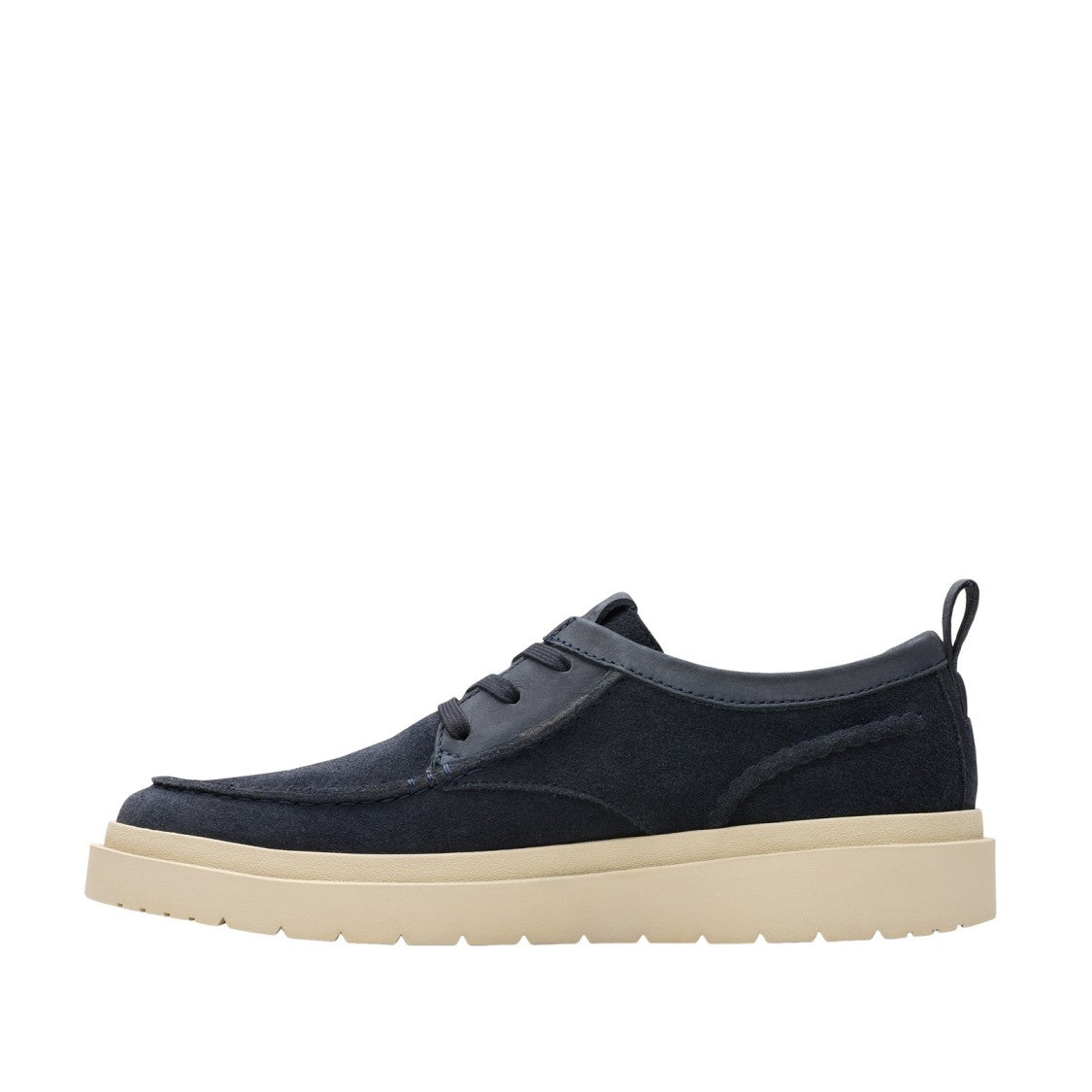 Clarks Lace-Up Navy Suede Shoes