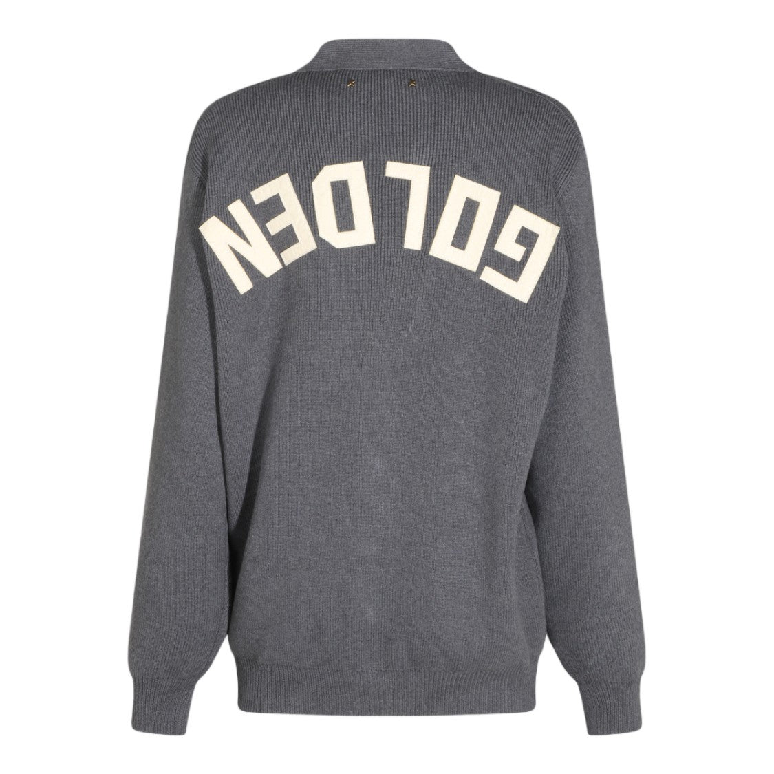 Golden Goose Relaxed Deep V-Neck Knit Cardigan