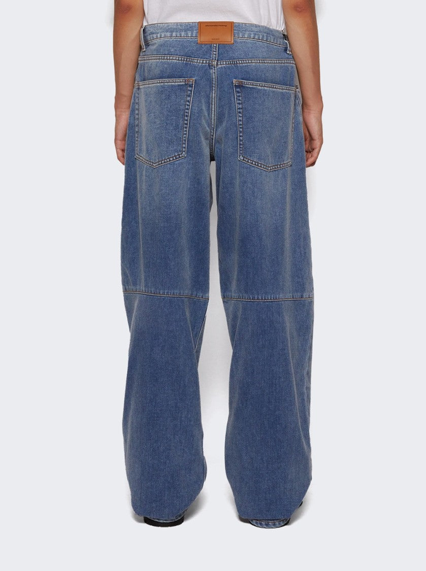 Alexander Wang Brushed Denim Jean Washed Light Blue