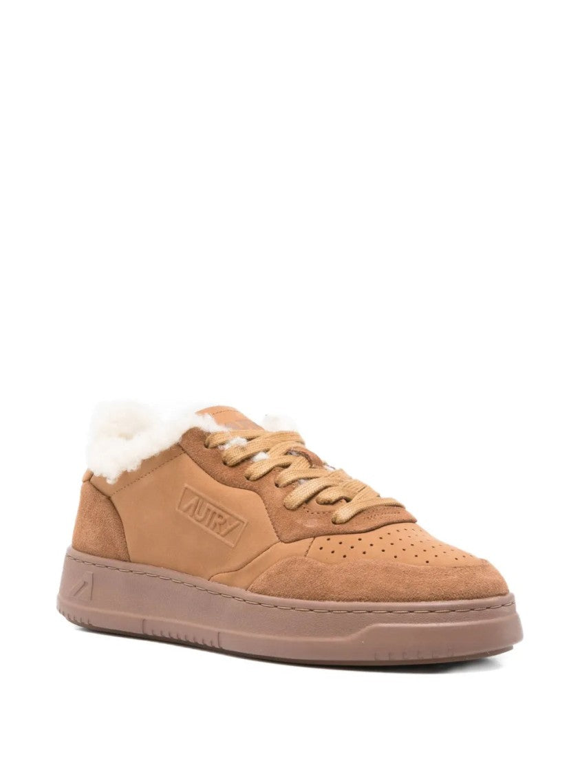 Autry Medialist Shearling Sneakers
