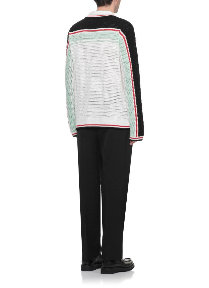 Casablanca Faux Crochet Shirt