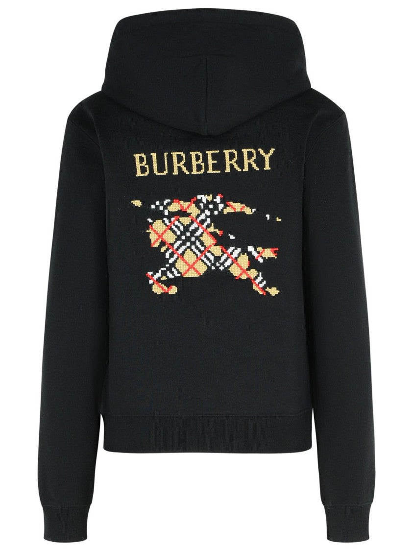 Burberry Harriet' Black Cotton Sweatshirt