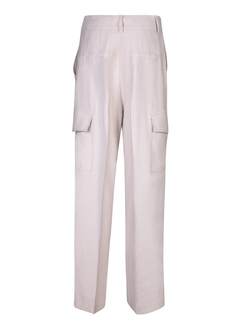 Blanca Vita Beige Cargo Trousers