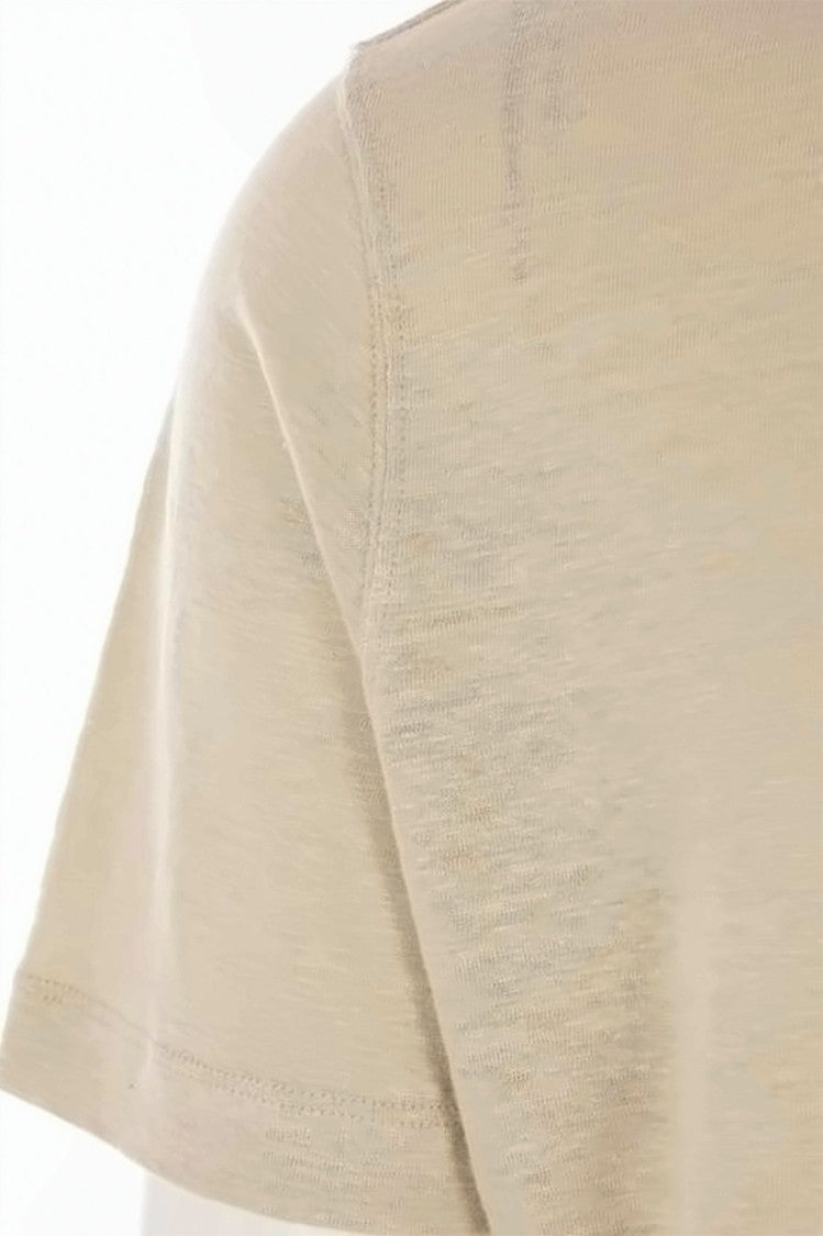 Lardini Lightweight Linen Polo Shirt With Classic Collar
