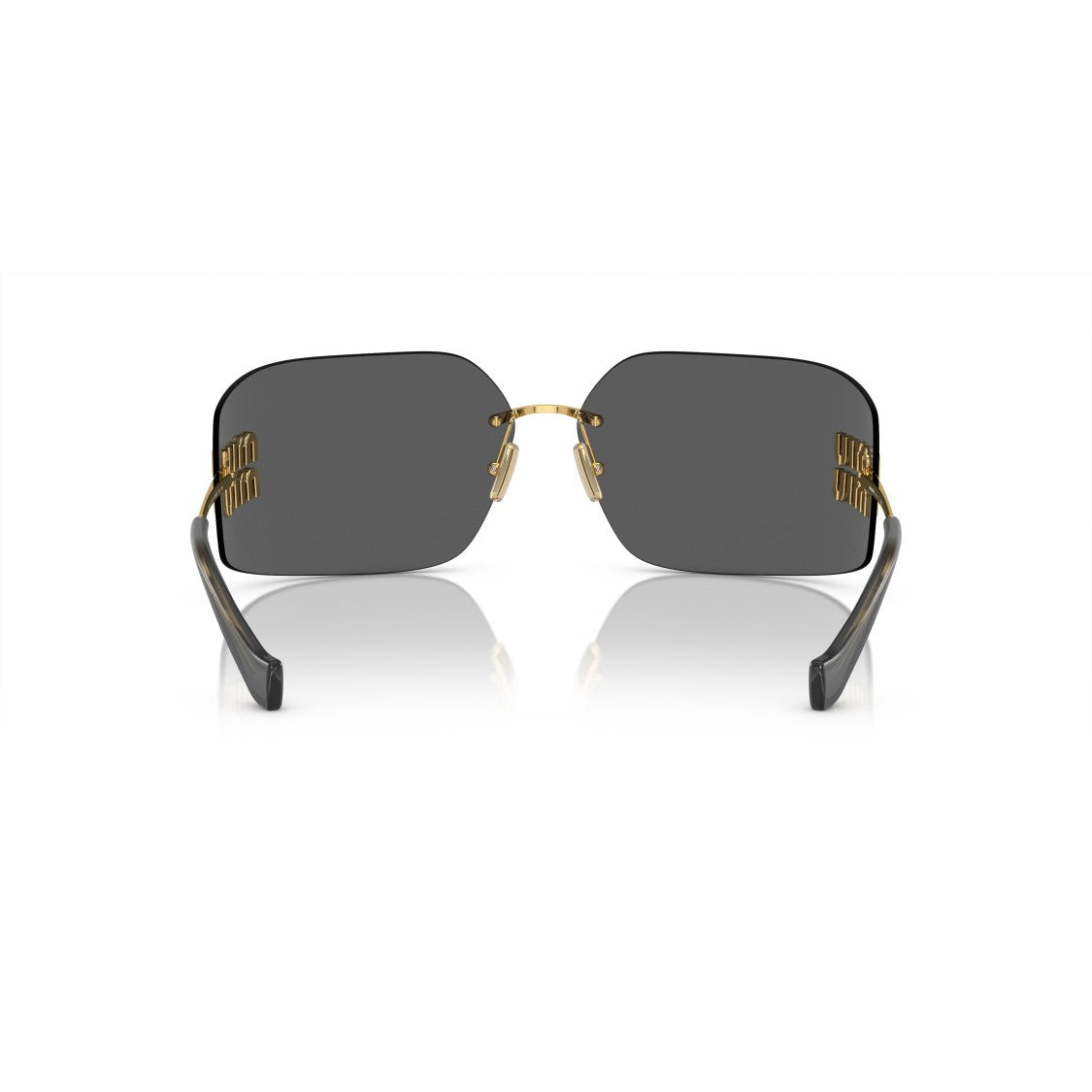 Miu Miu 0Mu 54Ys Rimless Oversized Square Sunglasses