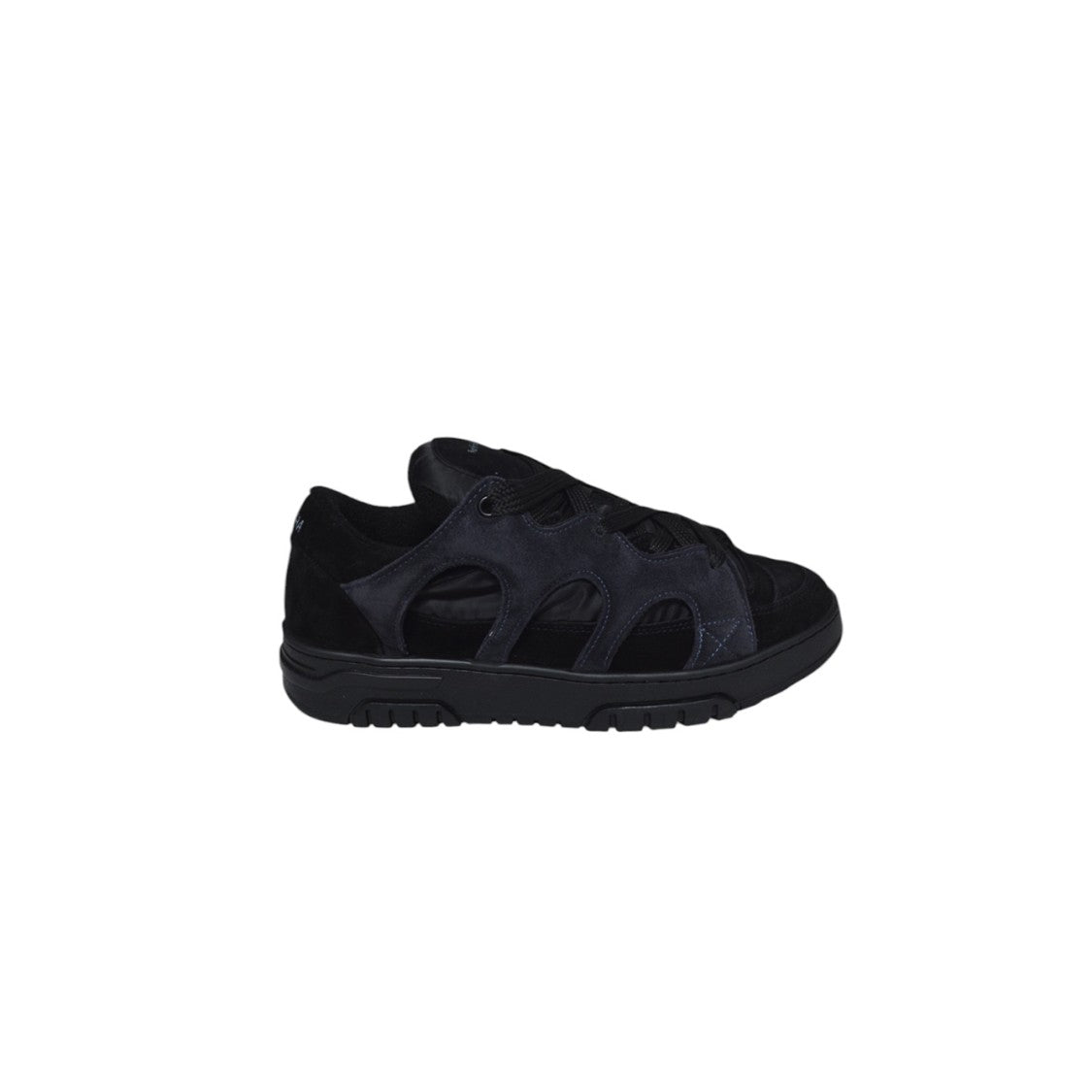 Santha Sneakers In Black Suede Leather Danilo Paura