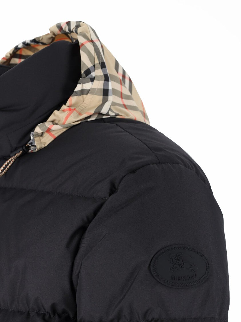 Burberry Black Hooded Ambleside Down Jacket