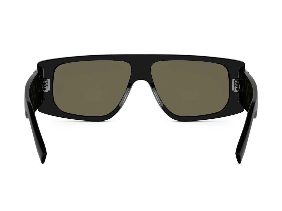 Fendi Fe40214u Embossed Oversized Square Sunglasses