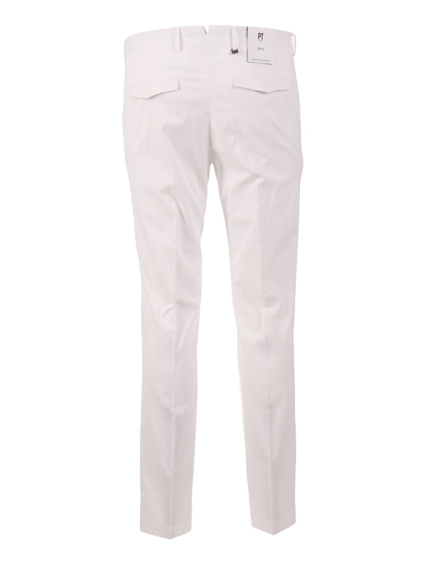 Pt01 Master Flat Front Straight-Leg Pants