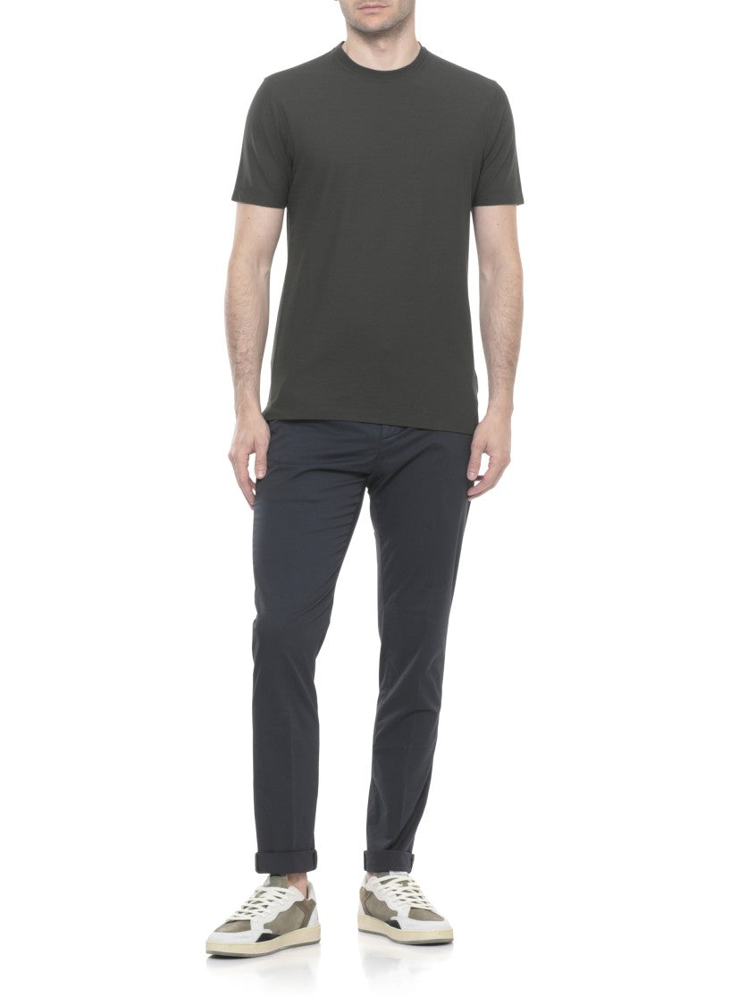 Dondup Blue Gaubert Cotton Chino Pants