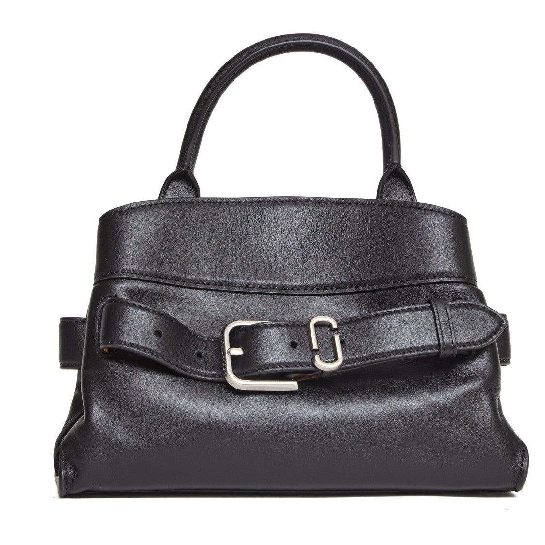 Marc Jacobs Structured Smooth Leather Satchel Adjustable Strap