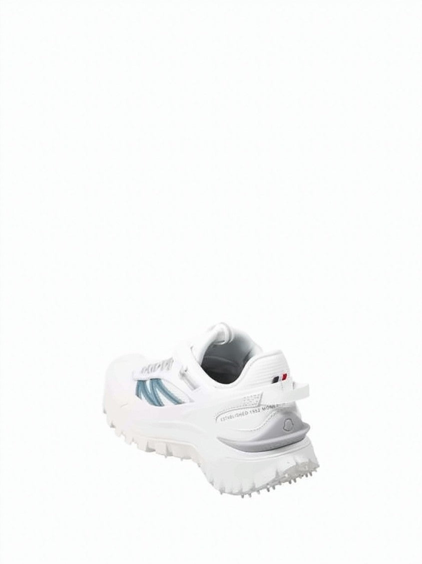 Moncler Sporty White Sneakers With Material Mix