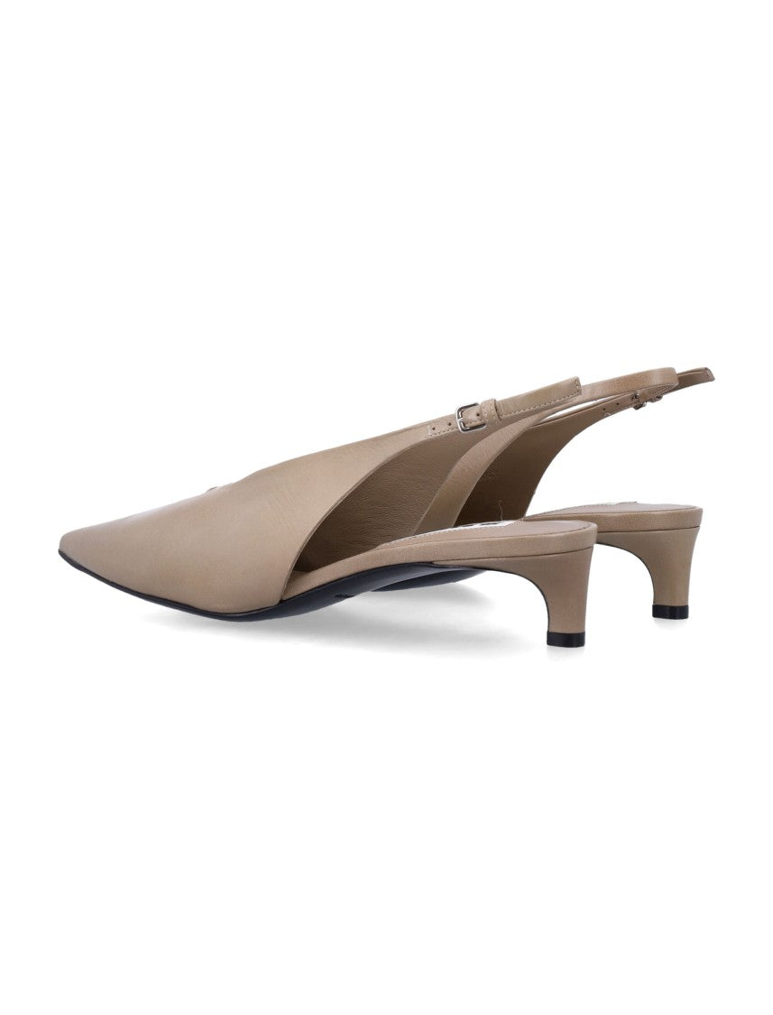 Jil Sander Pointed Toe Slingback Pumps