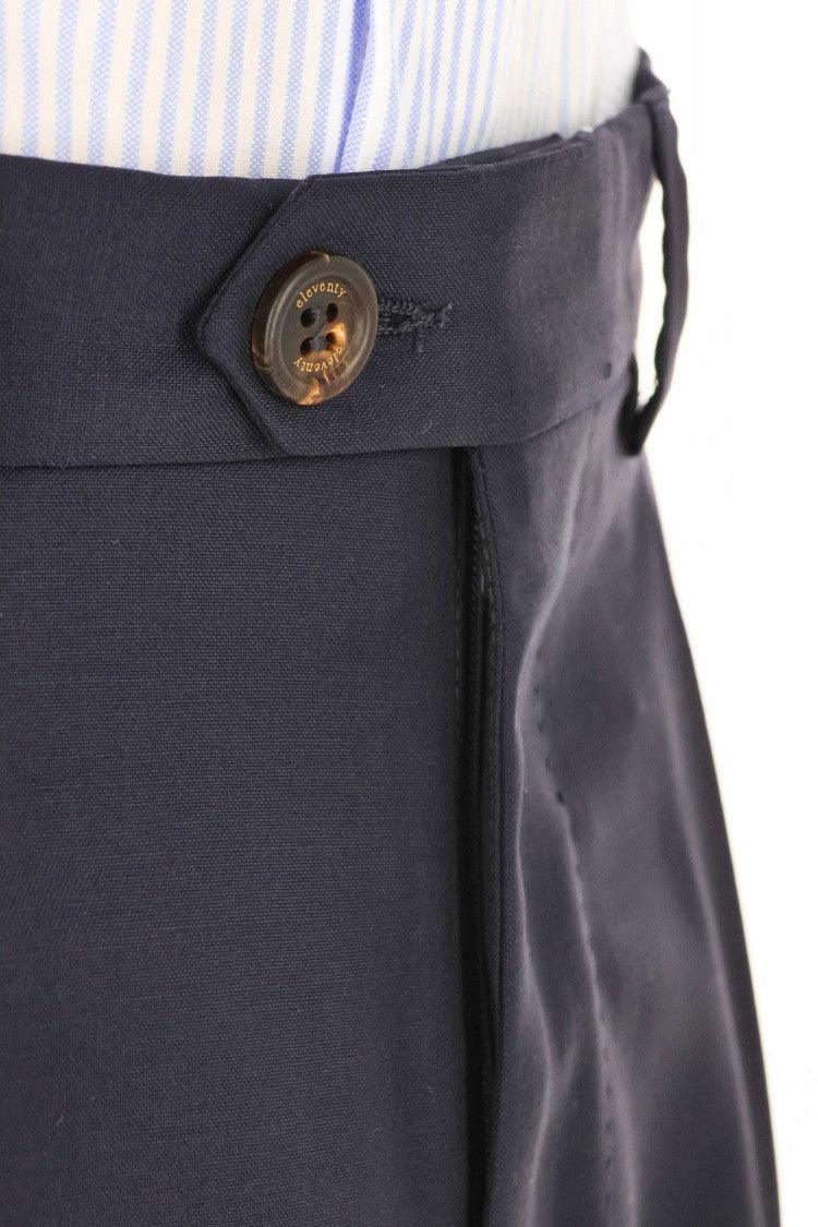 Eleventy Single-Breasted Wool Dress