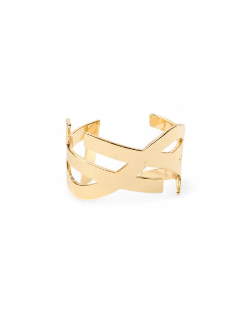 Saint Laurent Rigid Gold Bracelet