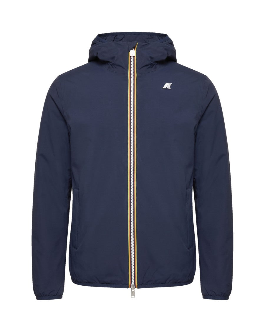 K-Way Blue Green Army Jack St Warm Double Slim-Fit Jacket