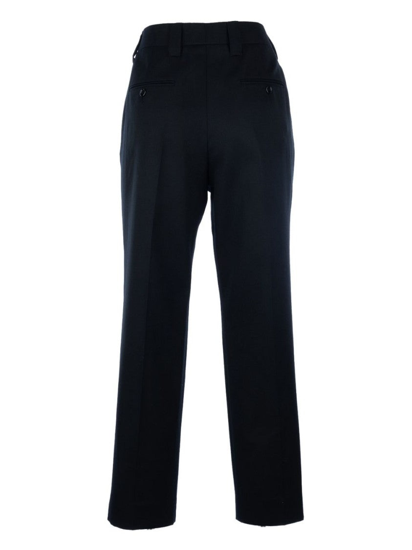 Prada Tailored Straight-Leg Trousers With Minimalist Design