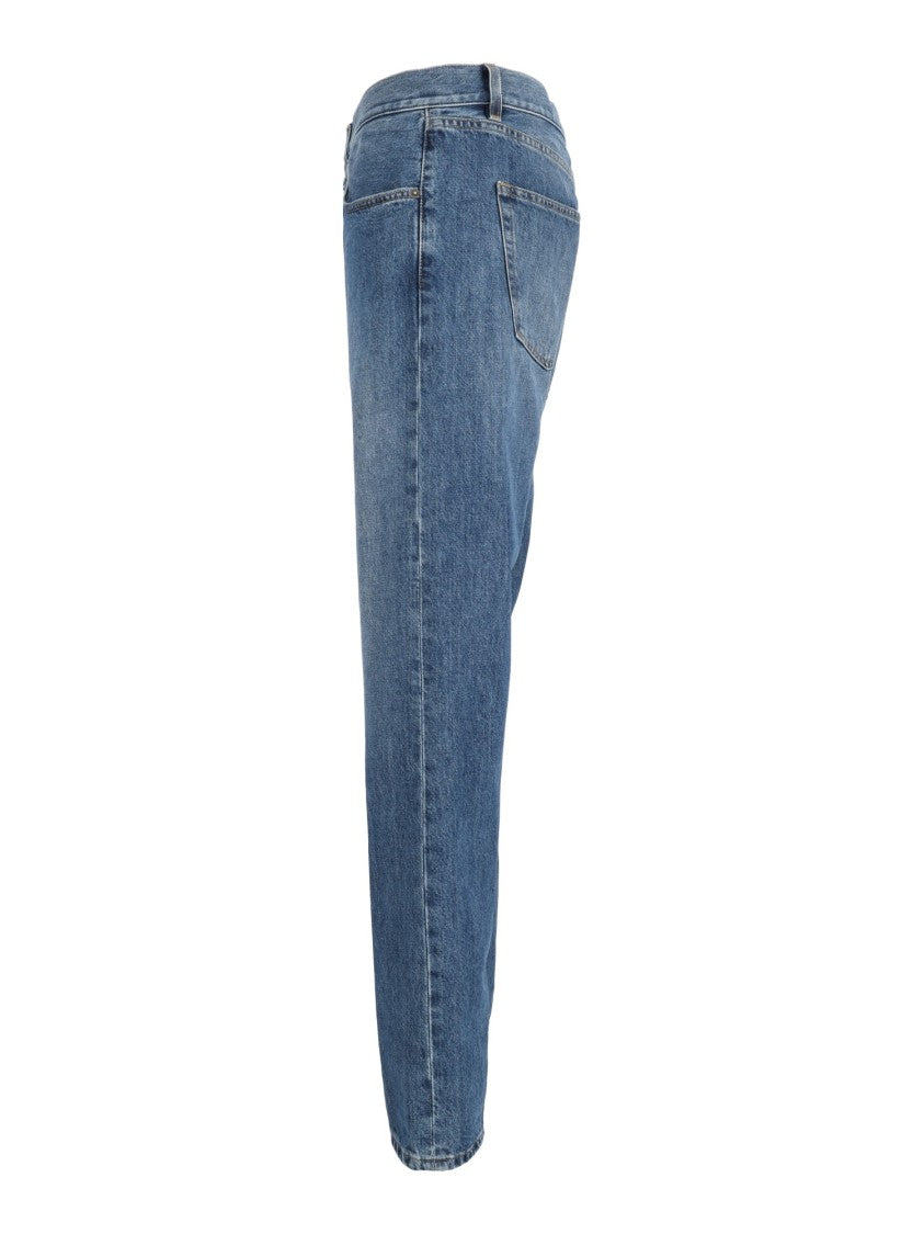 Dondup Straight-Leg Jeans With Mid-Rise Waist And Five-Pocket Design