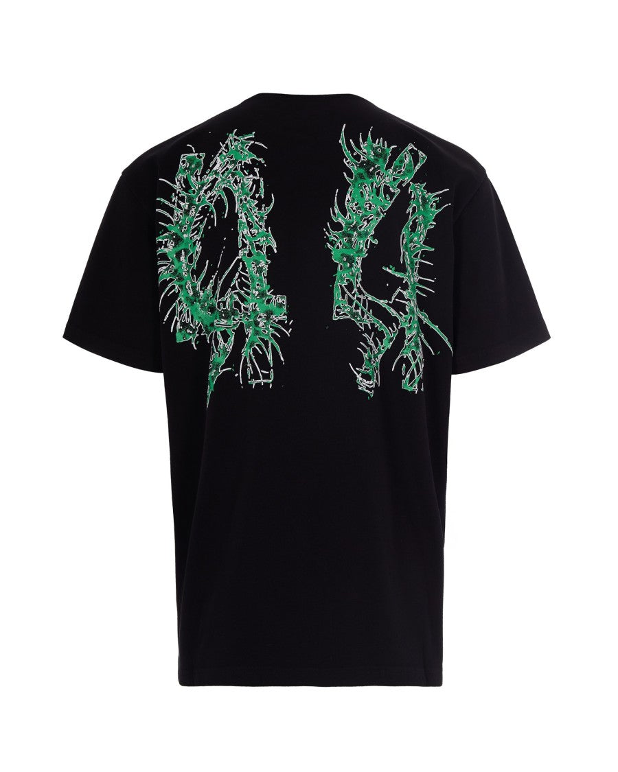 44 Label Group Centipede Graphic Black T-Shirt With Iconic Logo