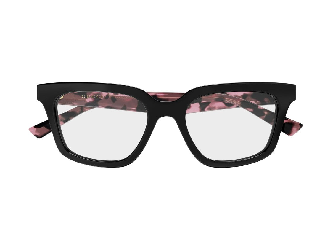 Gucci Glossy Black Gg2181o Acetate Square Eyeglasses